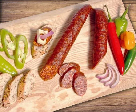 Vepřová klobása extra pálivá 100g