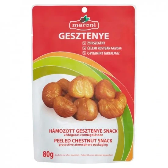 Snack z loupaných kaštanů 80g