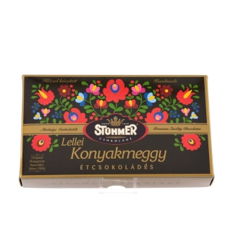 Višně s koňakem v hořké čokoládě 163g